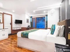 Luxurious modern hotel bedroom interior design