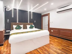 Luxurious Sonmarg hotel bedroom interior design.